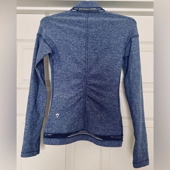 Ivivva Lululemon Own the Move Twist Wrap Long Sleeve Shirt Girls Purple Size 6 - Picture 4 of 6